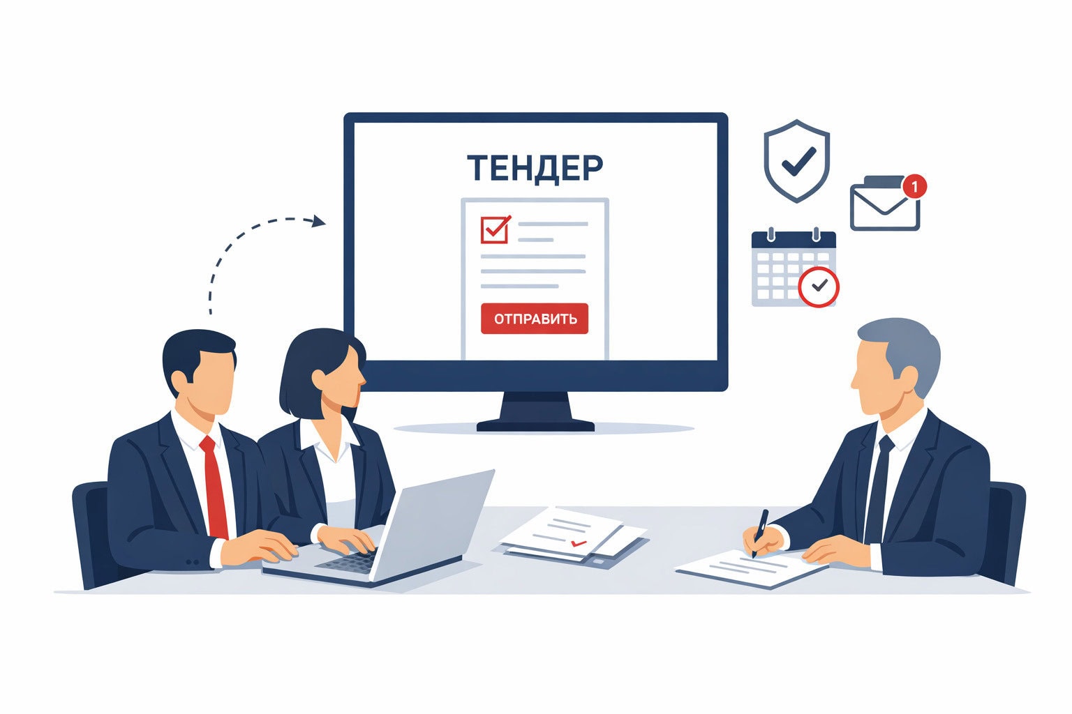 Основные этапы участия в тендере